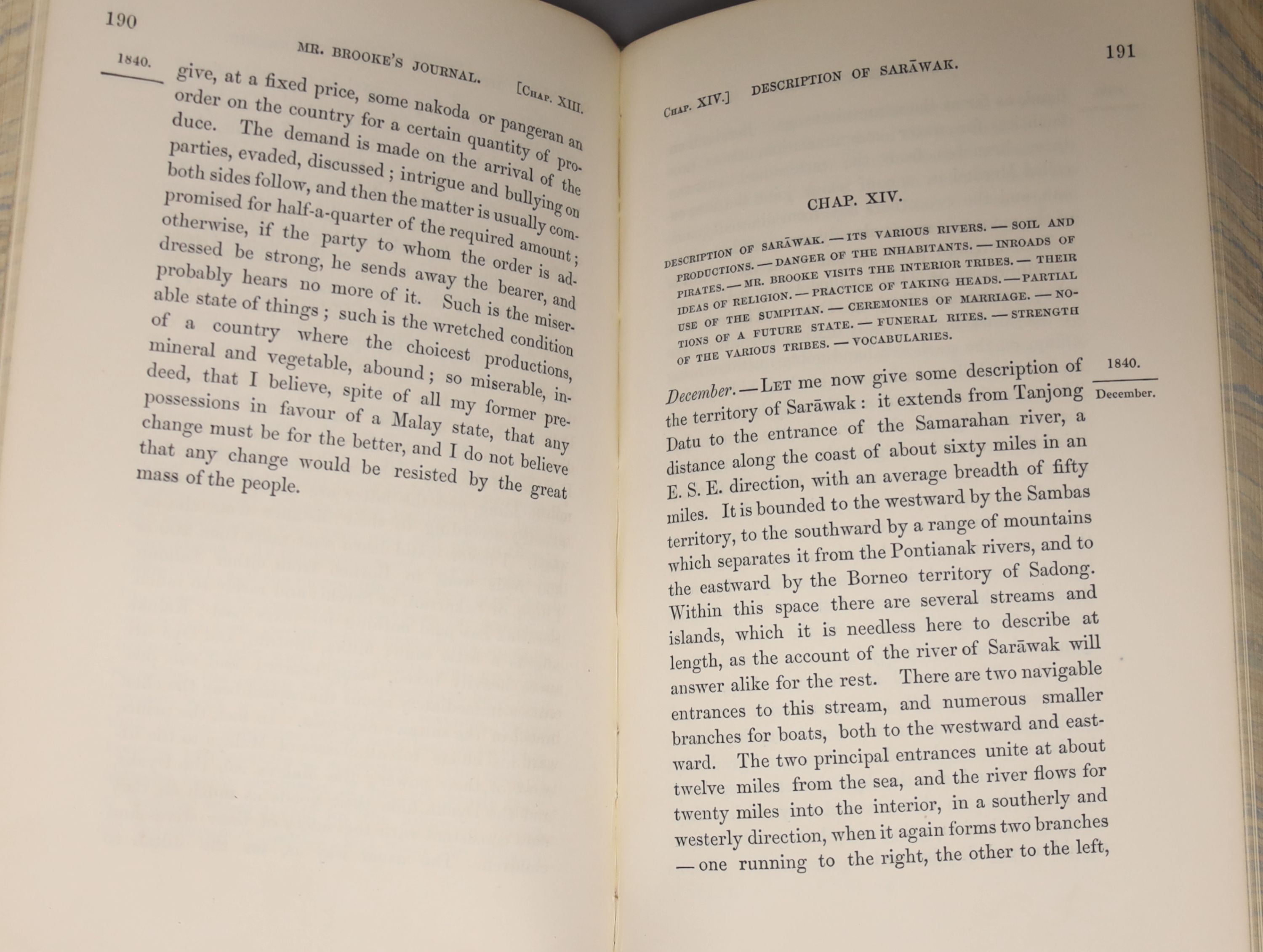 Munday, Capt. Rodney - Narrative of Events in Borneo and Celebes ... from the Journals of James Brooke ...,